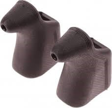 Brake lever rubbers CLC4S black 7 cm 2 pieces