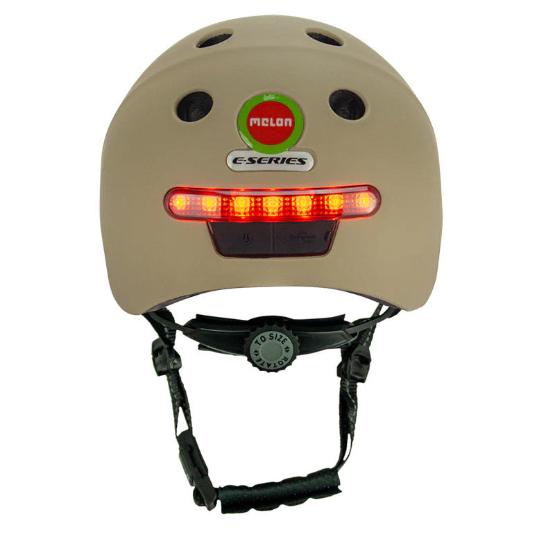 Melon helm met verlichting E-Serie Moonlight XL-XXL