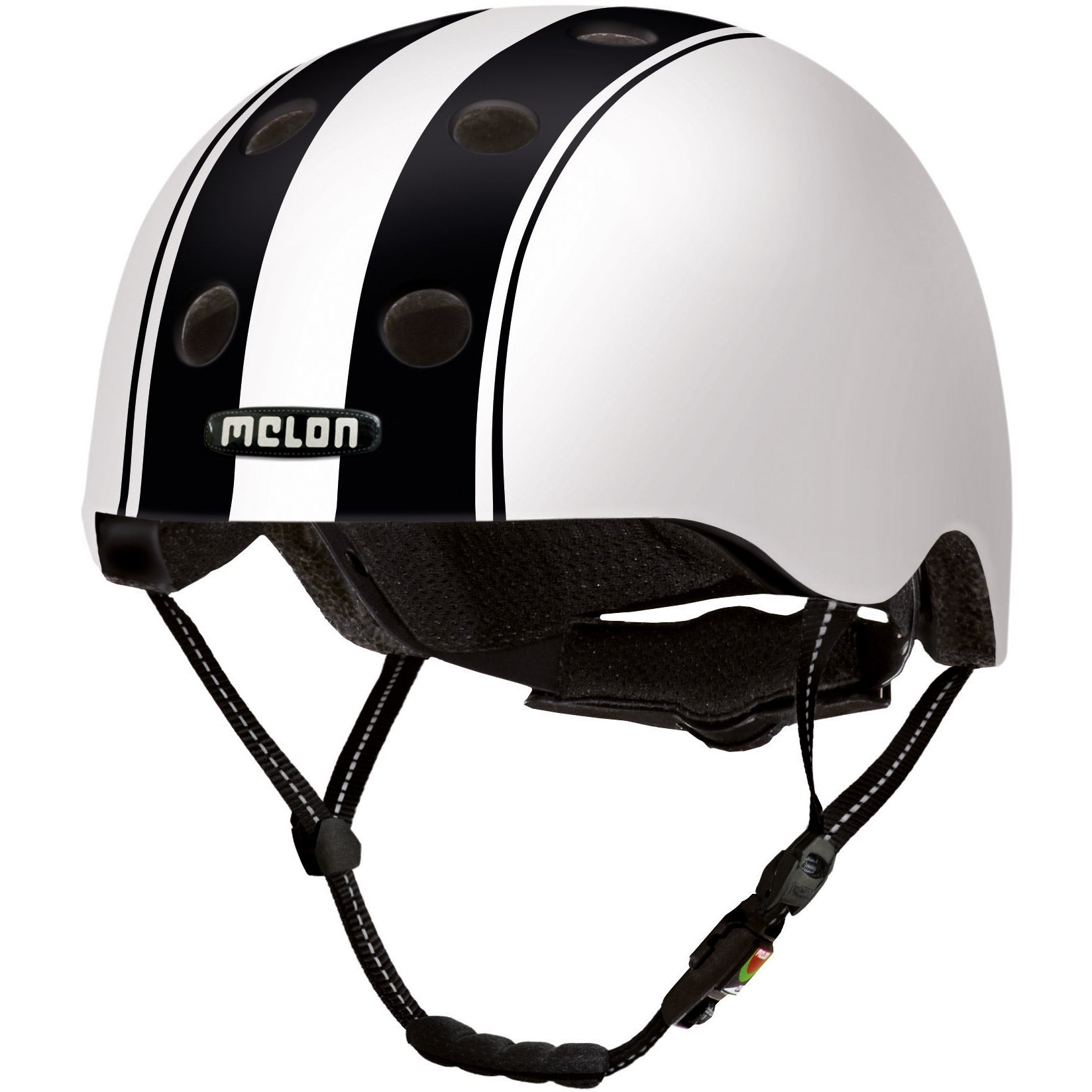 Meloen helm Urban Active Double Zwart Wit ML