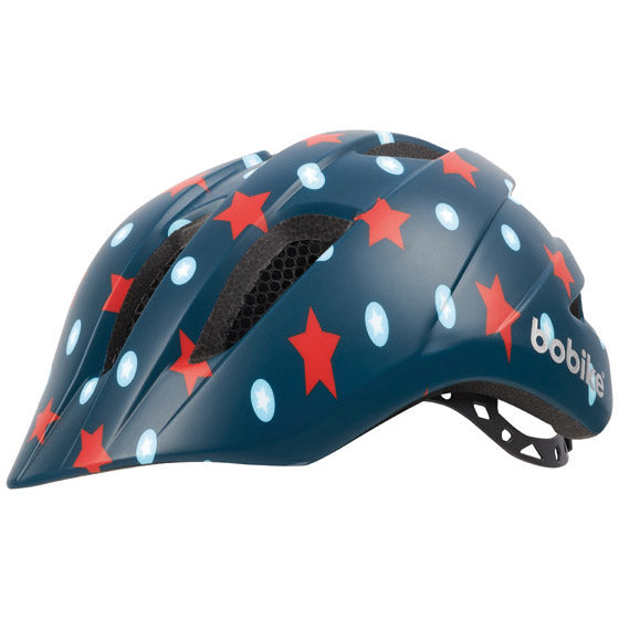 Kinderhelm Bobike Plus Navy Stars S (52-56Cm) Blauw