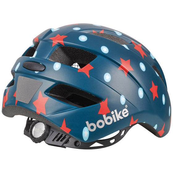 Kinderhelm Bobike Plus Navy Stars S (52-56Cm) Blauw
