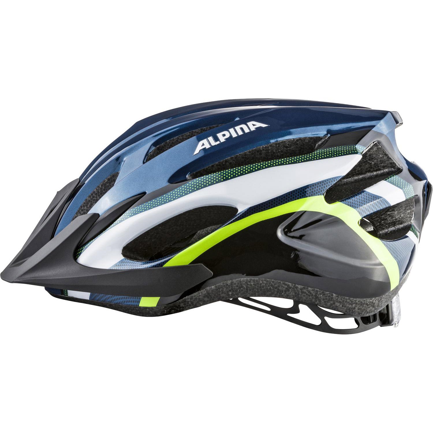 Casque Alpina VTT 17 bleu foncé-neon 54-58