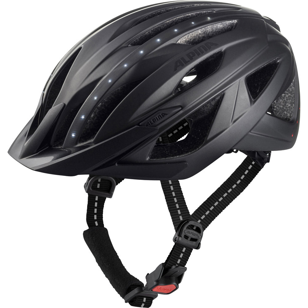 Olympische sportkleding alpina sports urban helm haga led 55-59 mat zwart