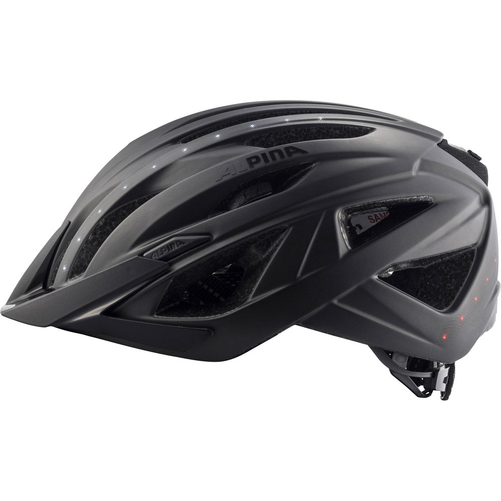 Olympische sportkleding alpina sports urban helm haga led 55-59 mat zwart