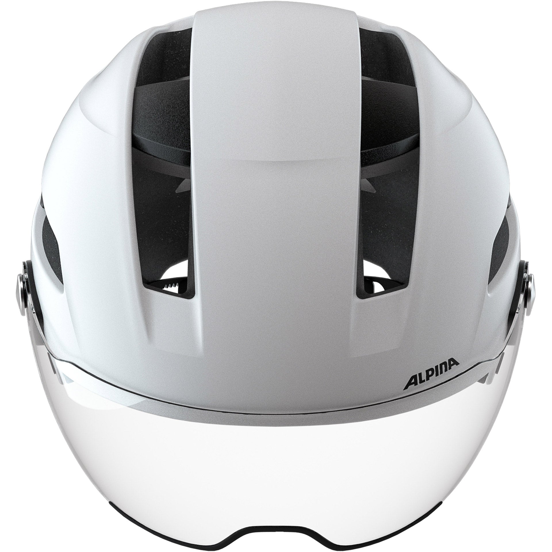 Olympische sportkleding alpina sports urban helm soho vizier 51-56 mat wit