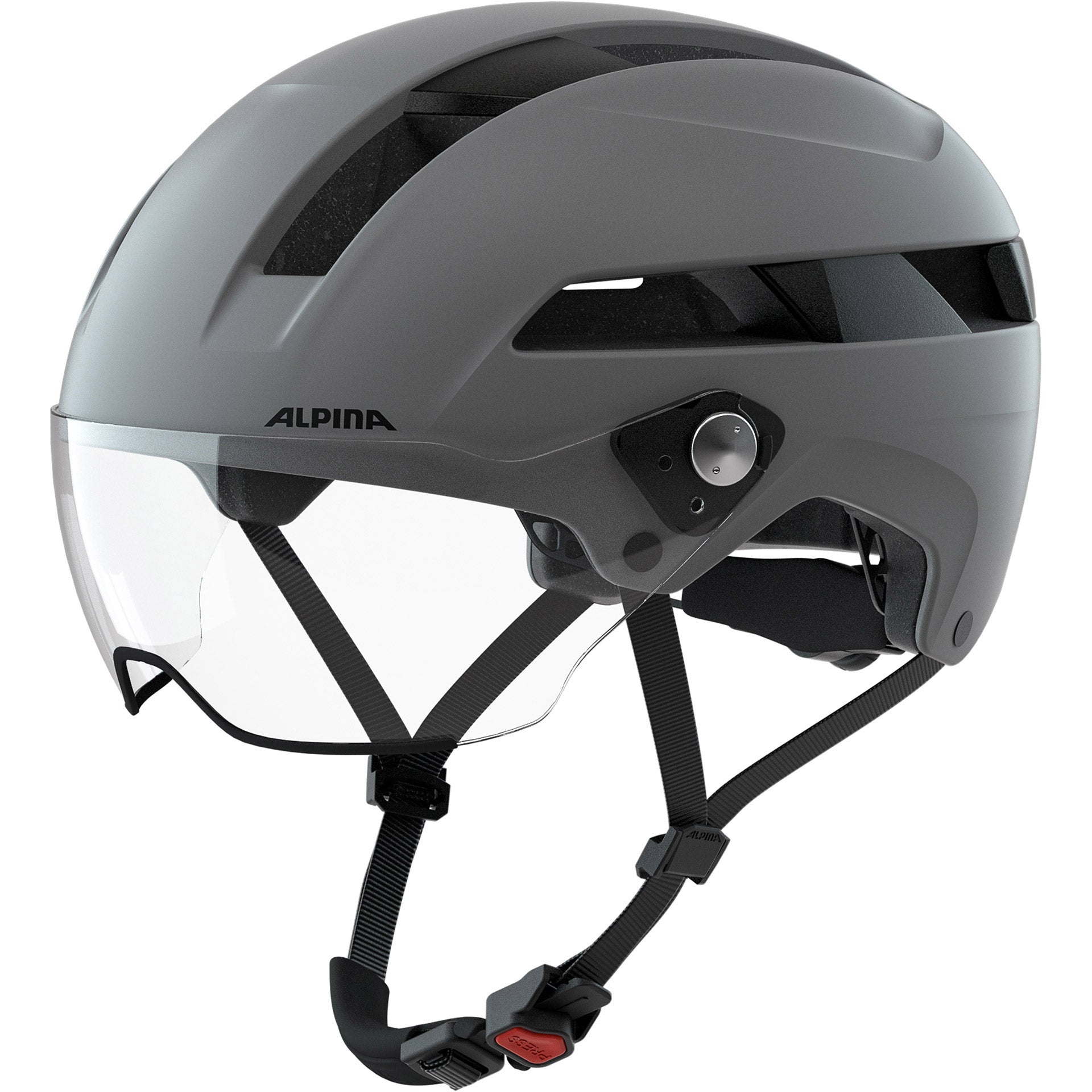 Alpina Sports stadshelm Soho Visor 51-56 mat grijs