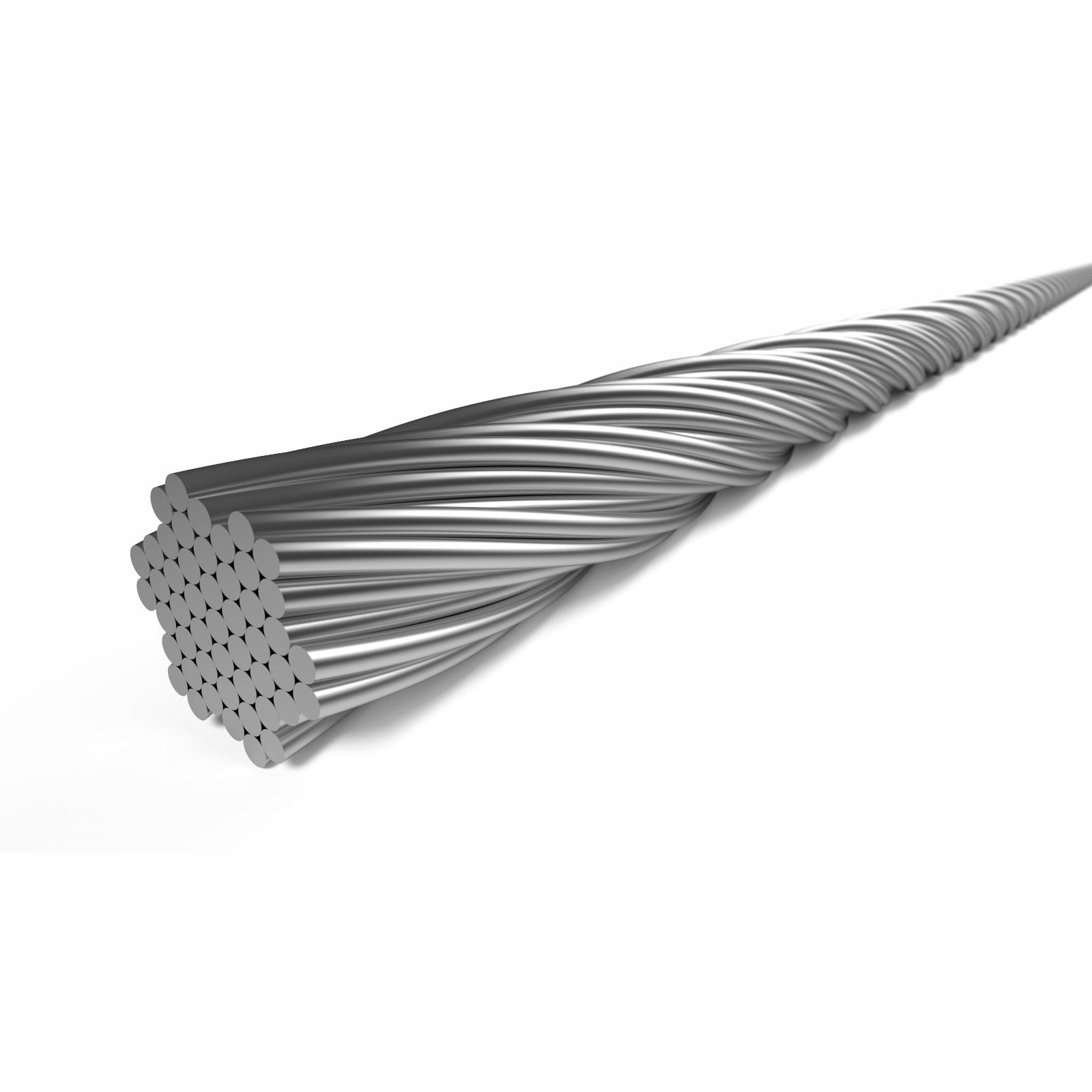 Elvedes versn. kabel rvs shimano 49-draads