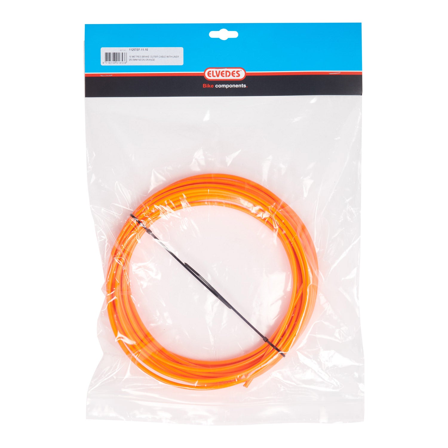 Elvedes buitenkabel 4,9mm (10m) oranje 1125tef-11-10