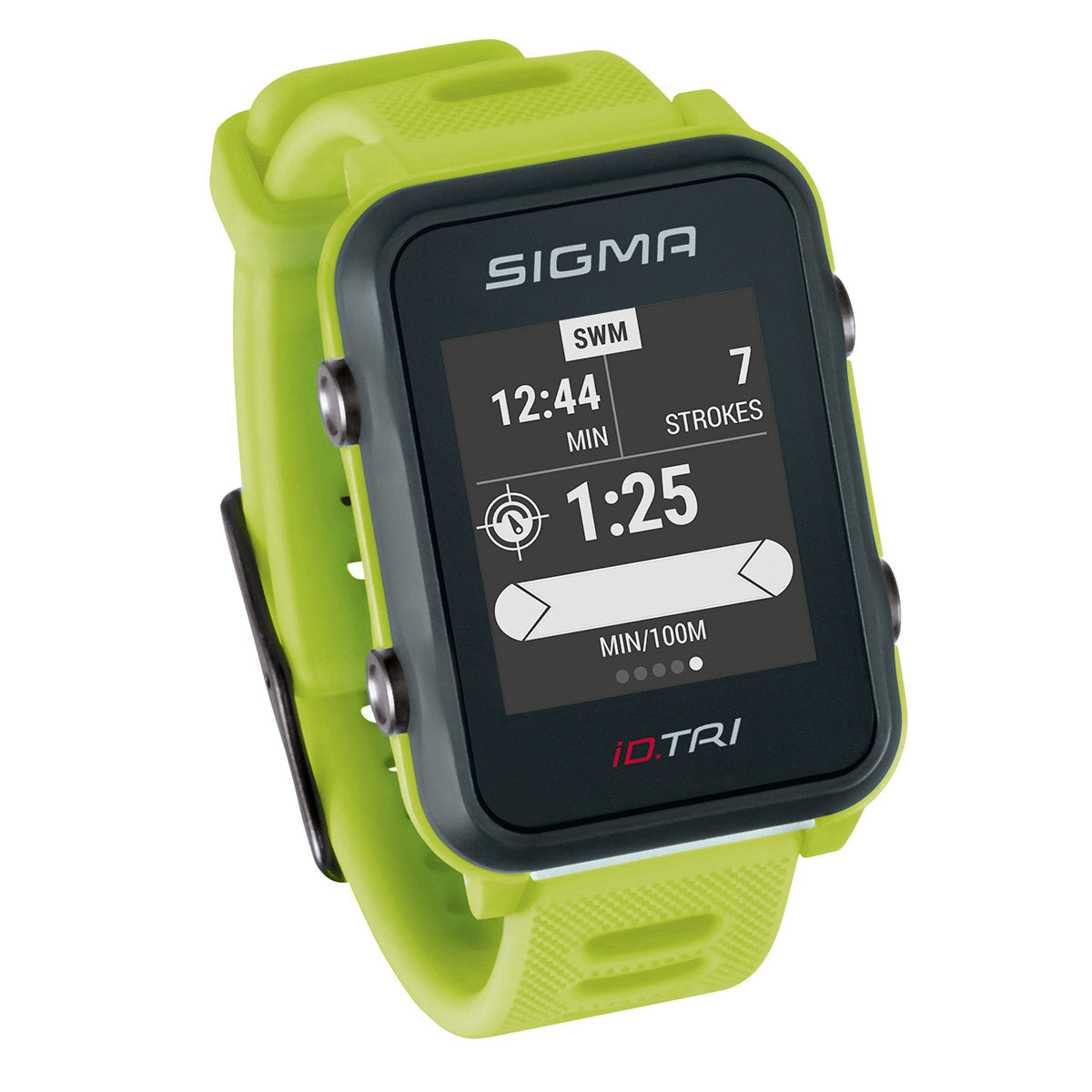 Sigma iD.TRI Neon Groen Set Sporthorloge