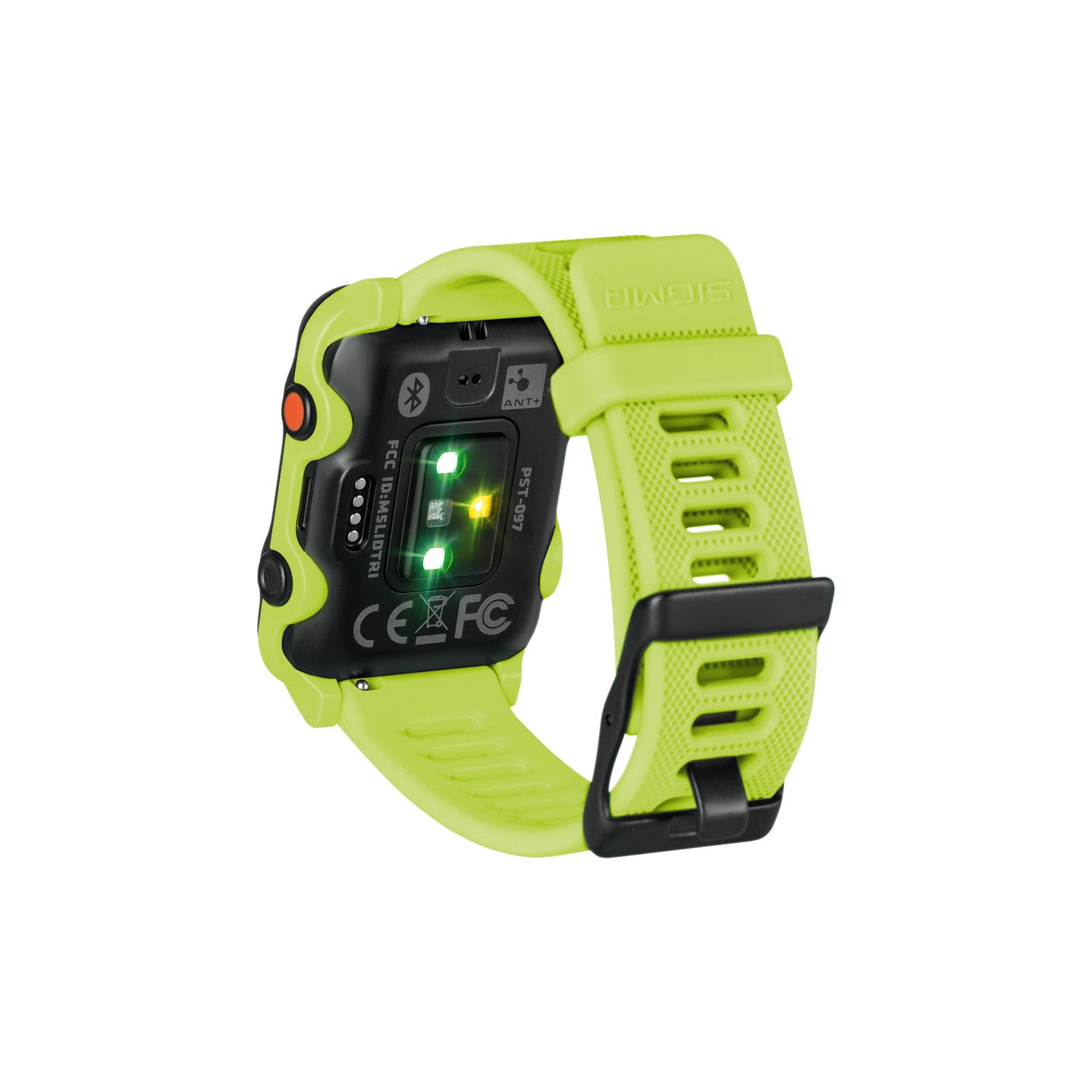Sigma iD.TRI Neon Groen Set Sporthorloge