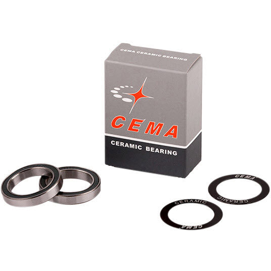 Cema kogellagerset voor 30mm trapas keramisch zwart