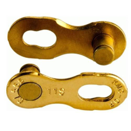 KMC MISSING LINK 11R Ti-N Gold 5.2mm - Zilver