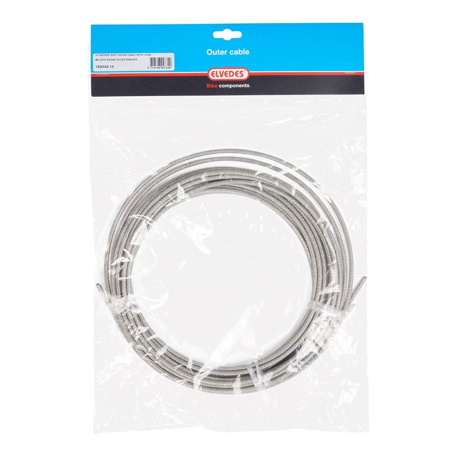 Elvedes Shift Outer Casing 5mm (10m) Braided Liner 182042-10