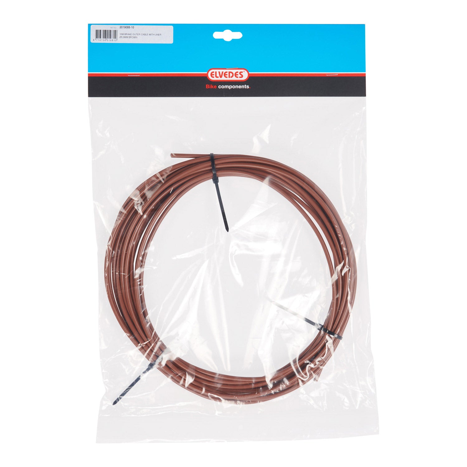 Rem buitenkabel met uitvoering 10 meter Ø5,0mm -