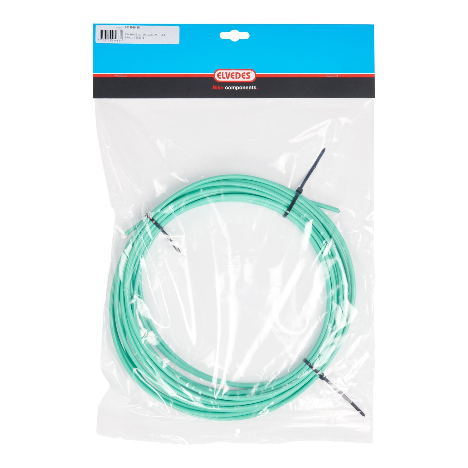 Rem buitenkabel met uitvoering 10 meter Ø5,0mm -