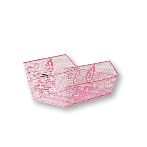 Assemblage fixe du panier arrière Basil | Aluminium | Rose |