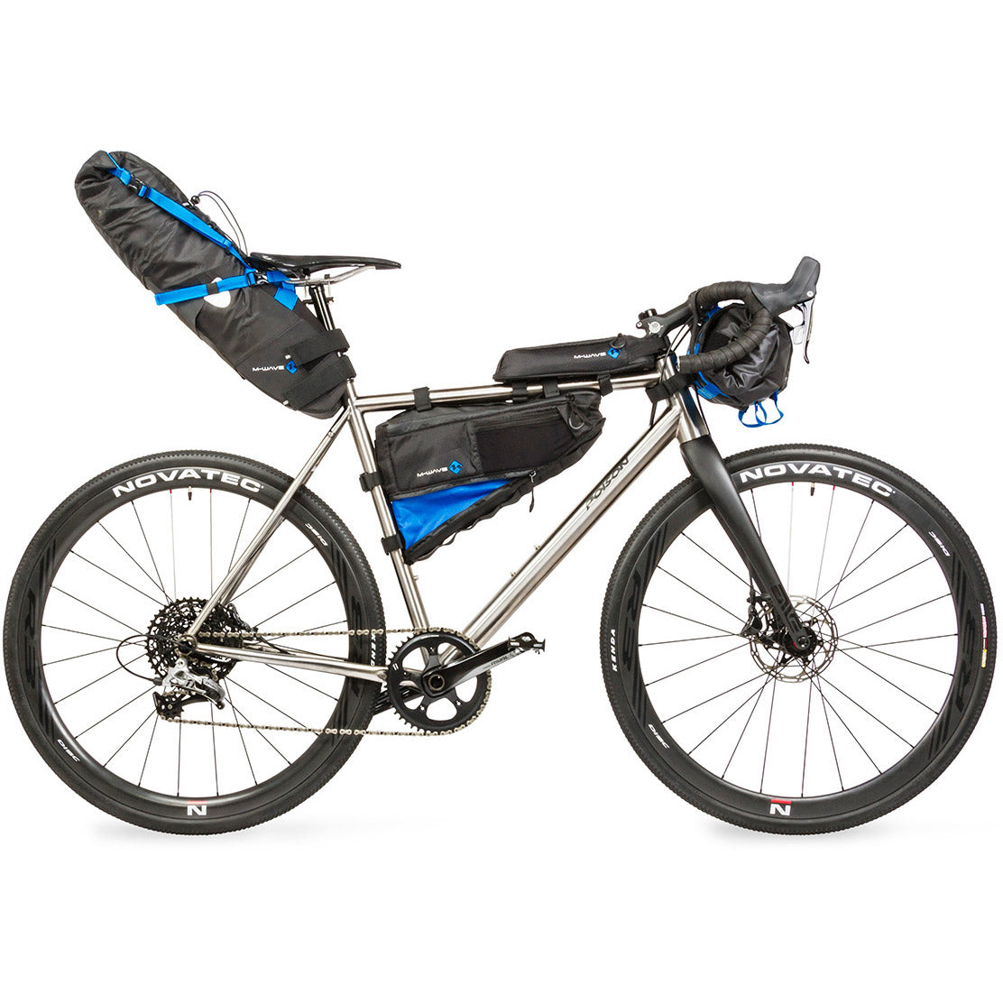 M-Wave Zadeltas BP 11 liter PVC zwart