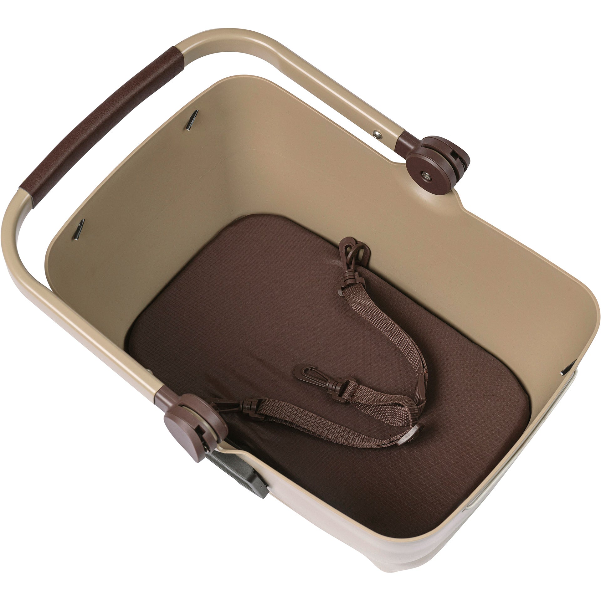 Lit pour chien au basilic | 32 Litres | Plastique | Biscotti Marron | Cliquez sur corriger