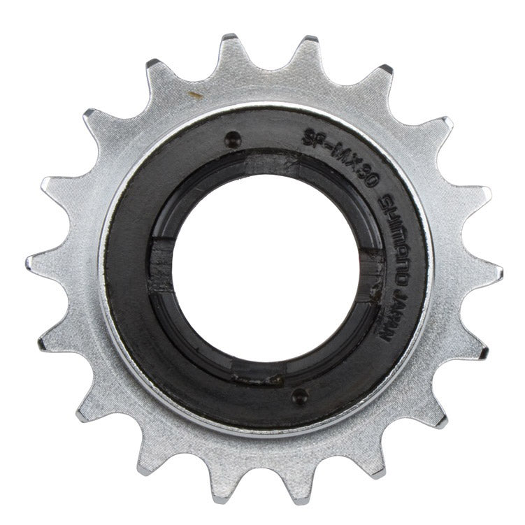 Shimano vrijloop BMX 18T zilver ISFMX3018 BSA