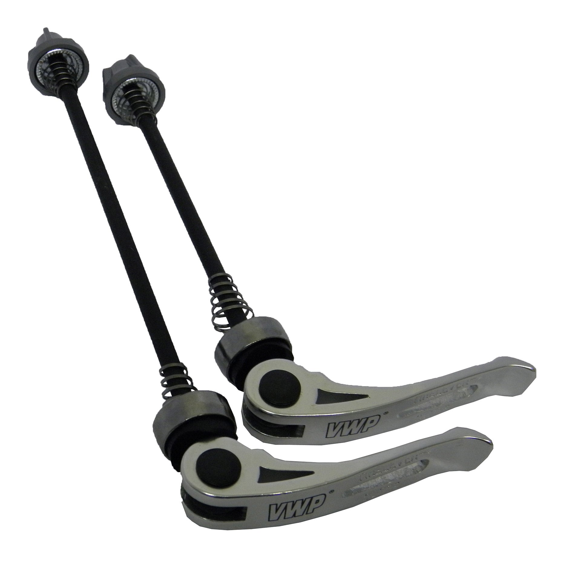 Vwp snelspannerset voor en achter zilver