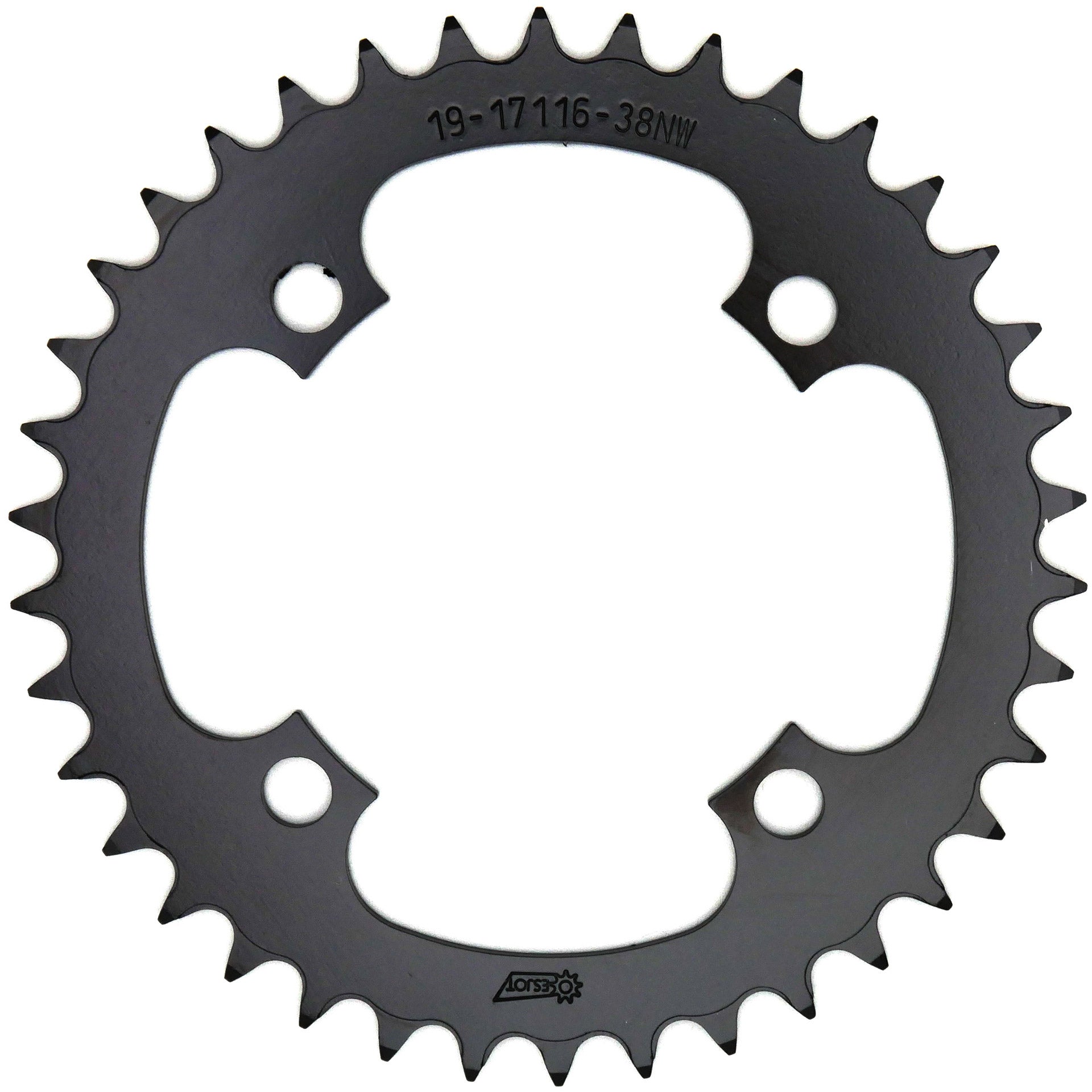 Esjot tandwiel bosch,yamaha, bafang,brose 1 2x3 32 vlak 38t