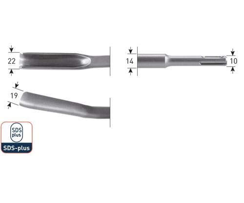 Rotec sds gutsbeitel 250mm