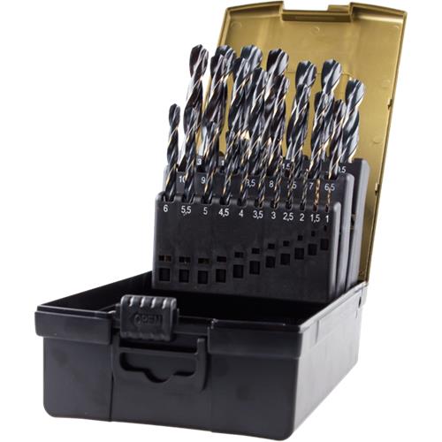 Rotec spiraalborenset 1-13x0.5mm hss-r 25-delig