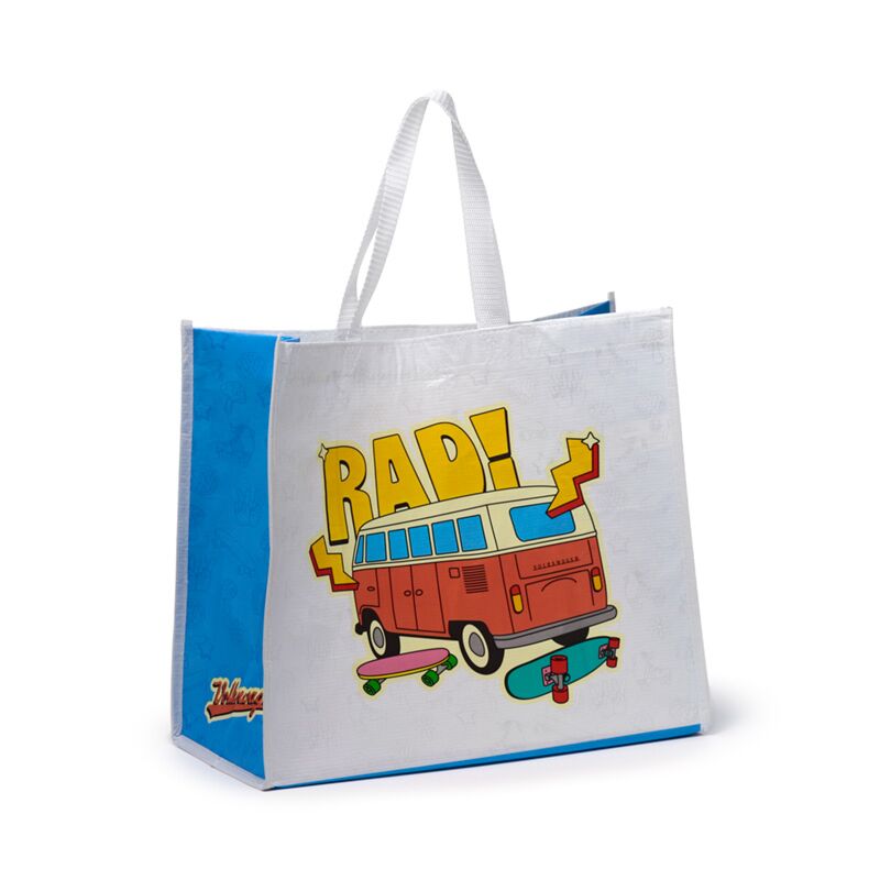 Volkswagen busje vw t1 golven roepen rpet shopper tas