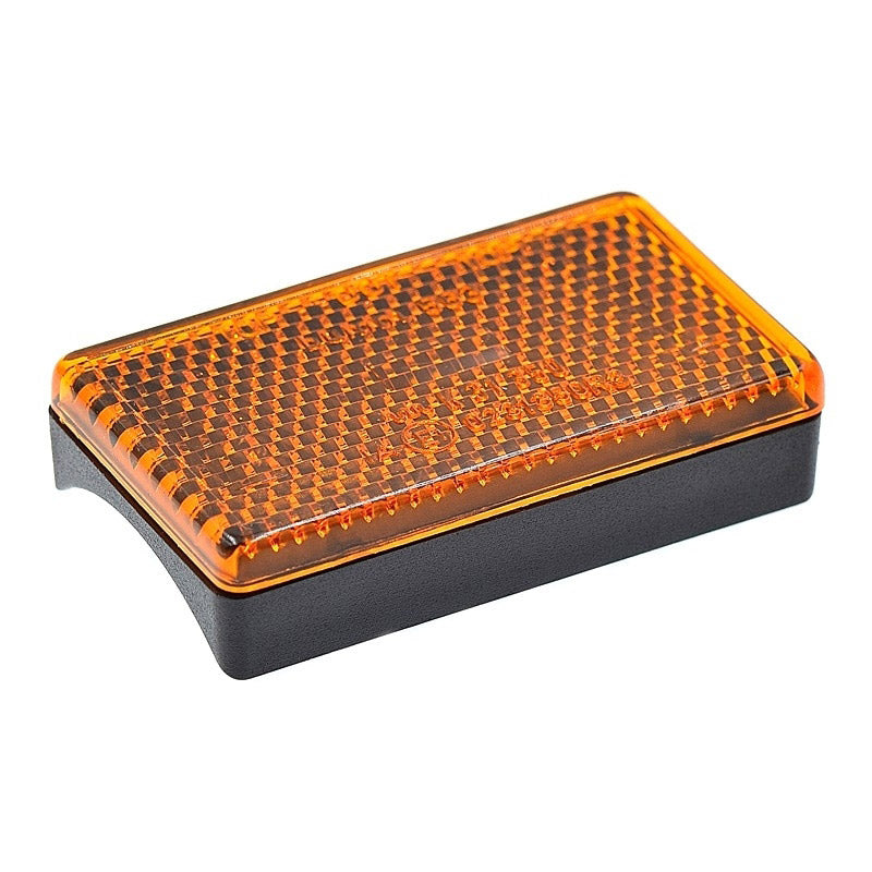 Busch muller bumm reflector rechthoekige zelfklevende oranje fietsbuis