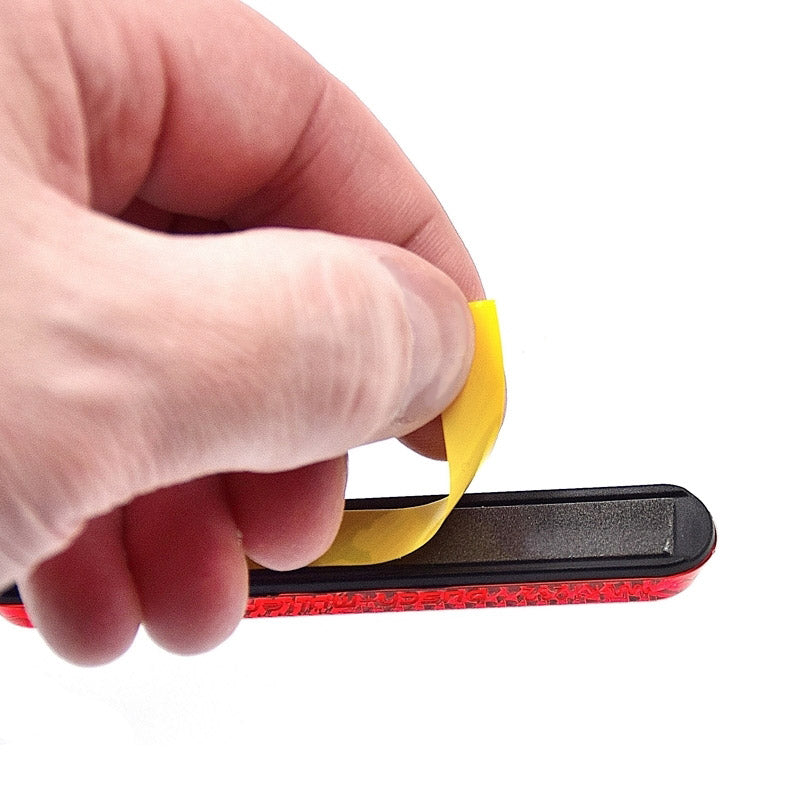 Busch muller bumm reflectorstrip zelfklevende zadelpen rood