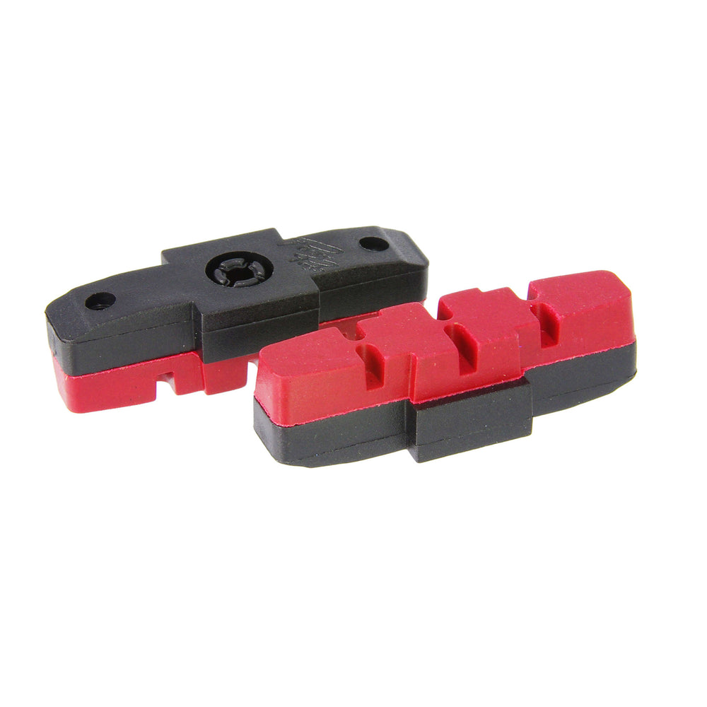 remblokkenset Magura zwart rood 2 stuks