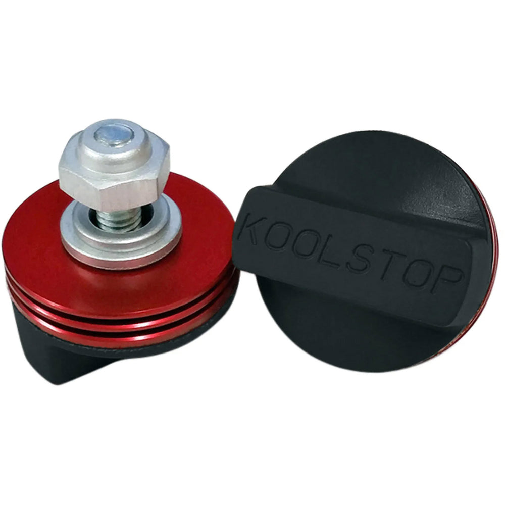 Koolstop remblokset internationaal rood zwart