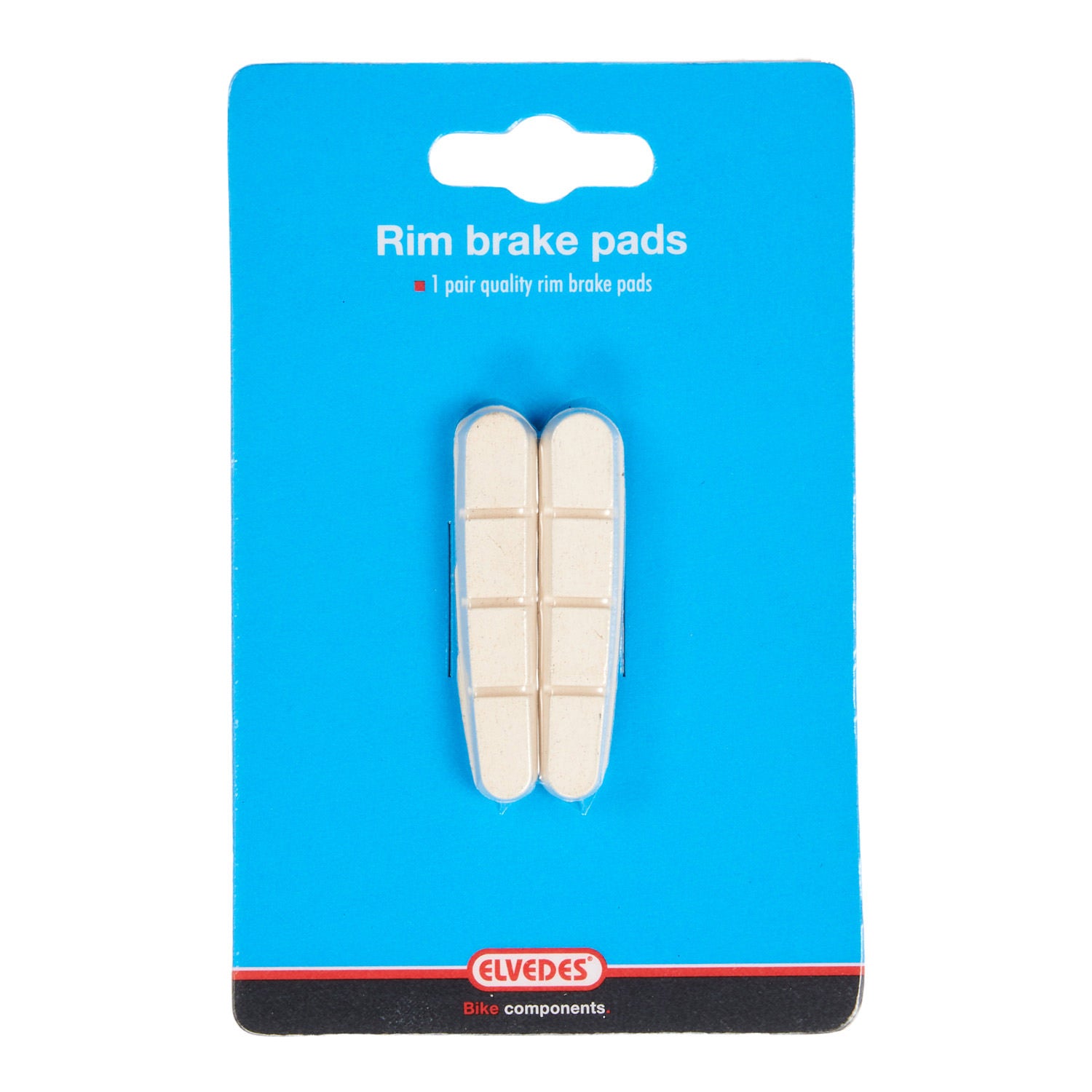 Elvedes velgremblokjes (1paar) Road 55mm met vulring.6837-CARD