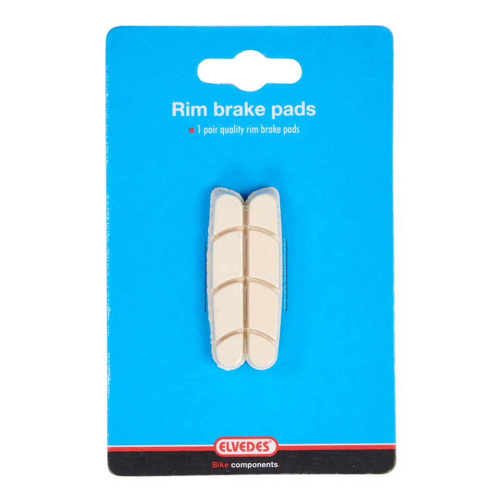 Plaquettes de frein sur jante Elvedes (1 paire) Route 55mm blanc camp.6838-CARD