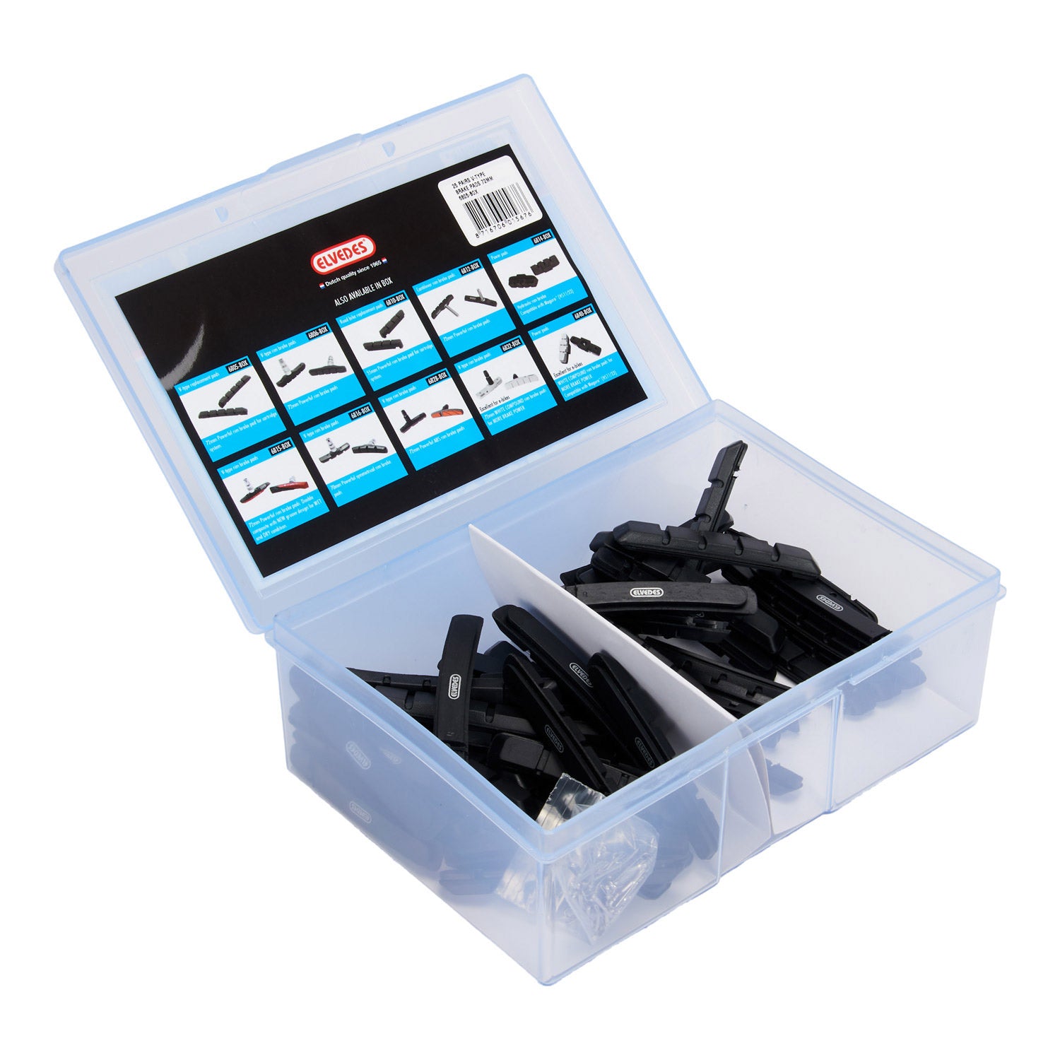 Elvedes V-Brake Shoe Rubber 72mm (25pcs)