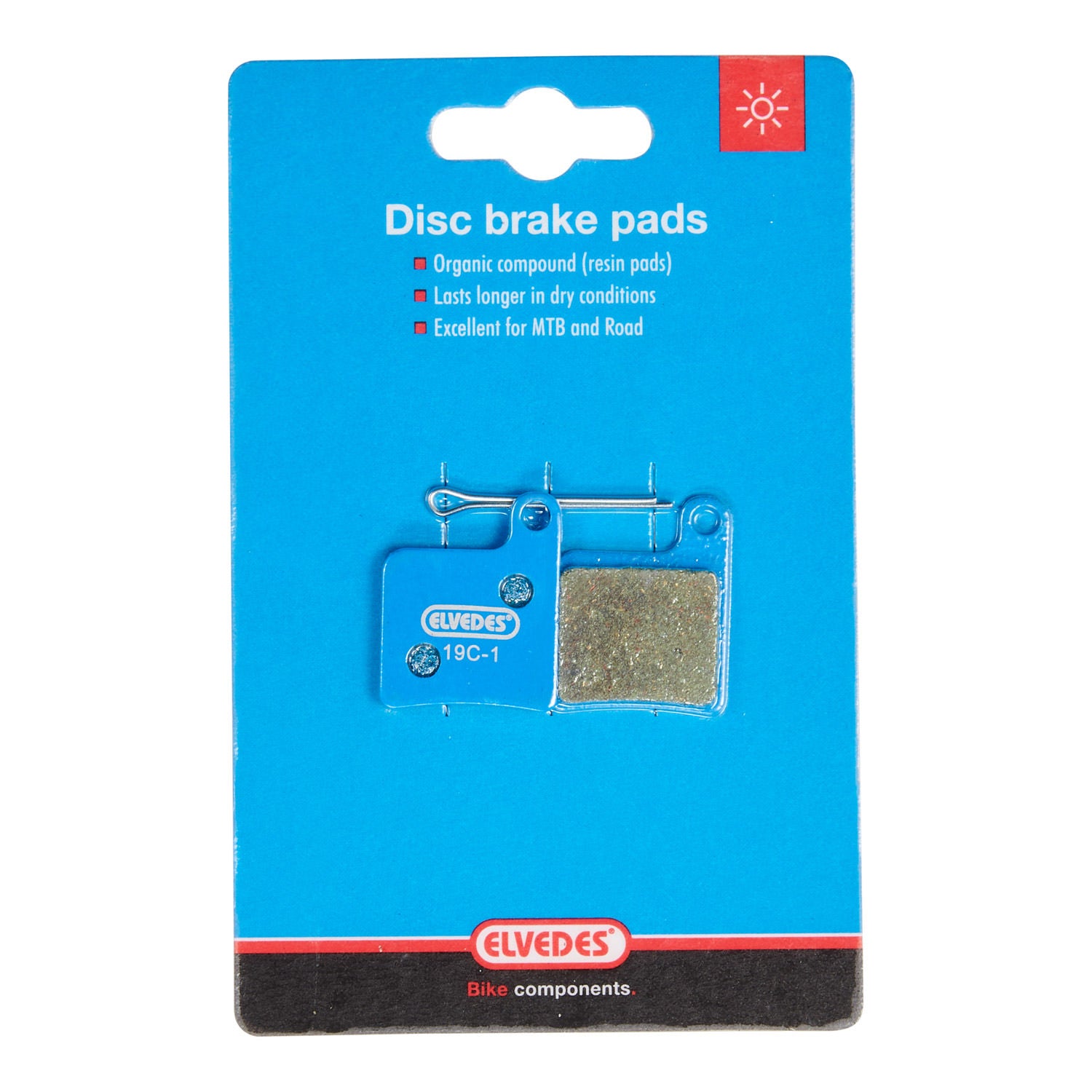 Schijfremblokset Elvedes organisch Giant MPH 2001-2005 (1 paar)