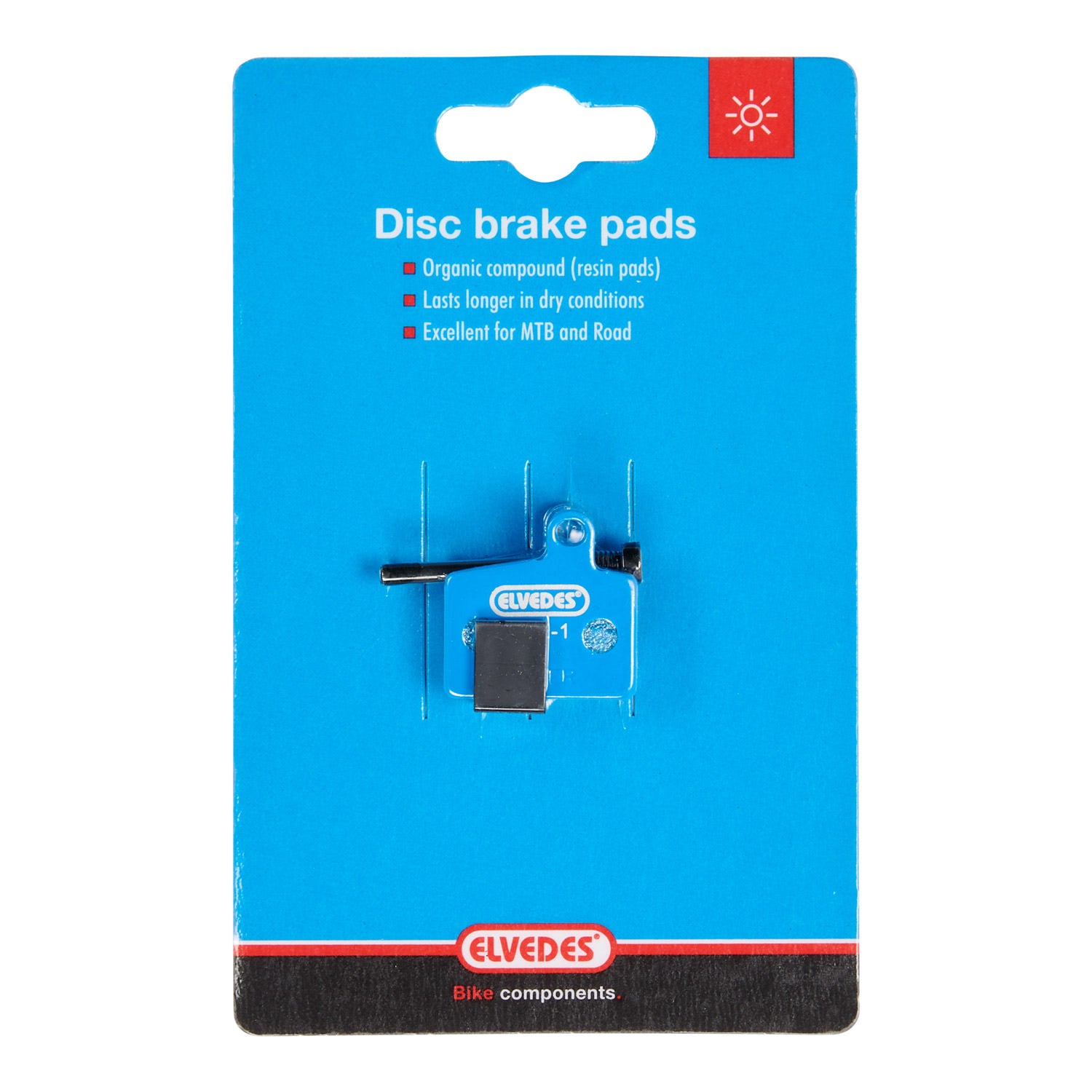 Jeu de plaquettes de frein à disque Elvedes organique Hayes Stroker Ryde (1 paire)