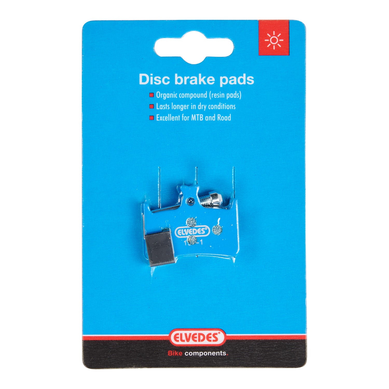 Jeu de plaquettes de frein à disque Elvedes organique Hope E4