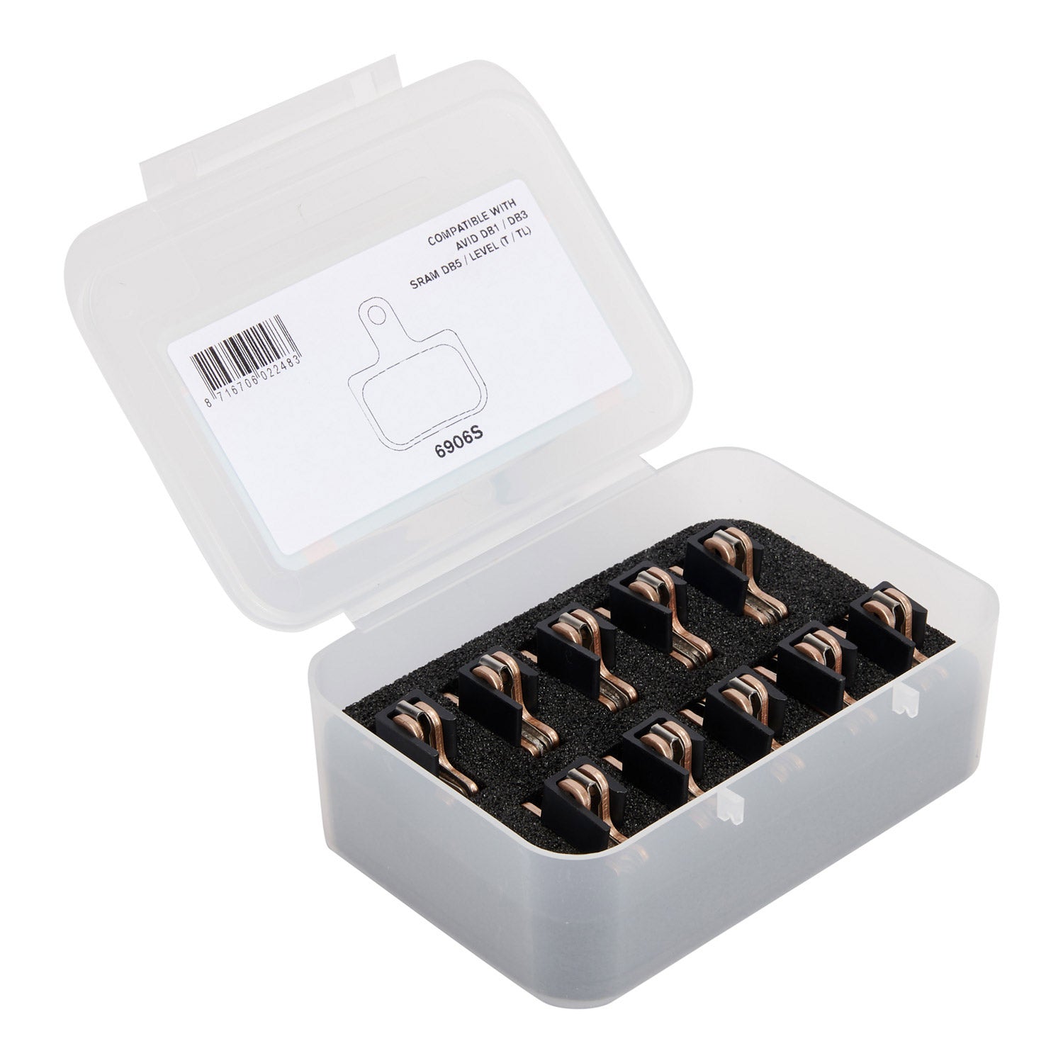 Jeu de plaquettes de frein à disque Elvedes fritté Avid DB1 DB (10 paires)