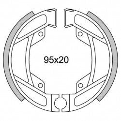 Segment de frein newfren 1246 rapido zenith