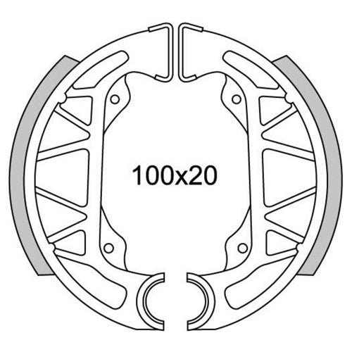 Newfren Remsegmentset GF0263 Typhoon, NRG, Zip '96->