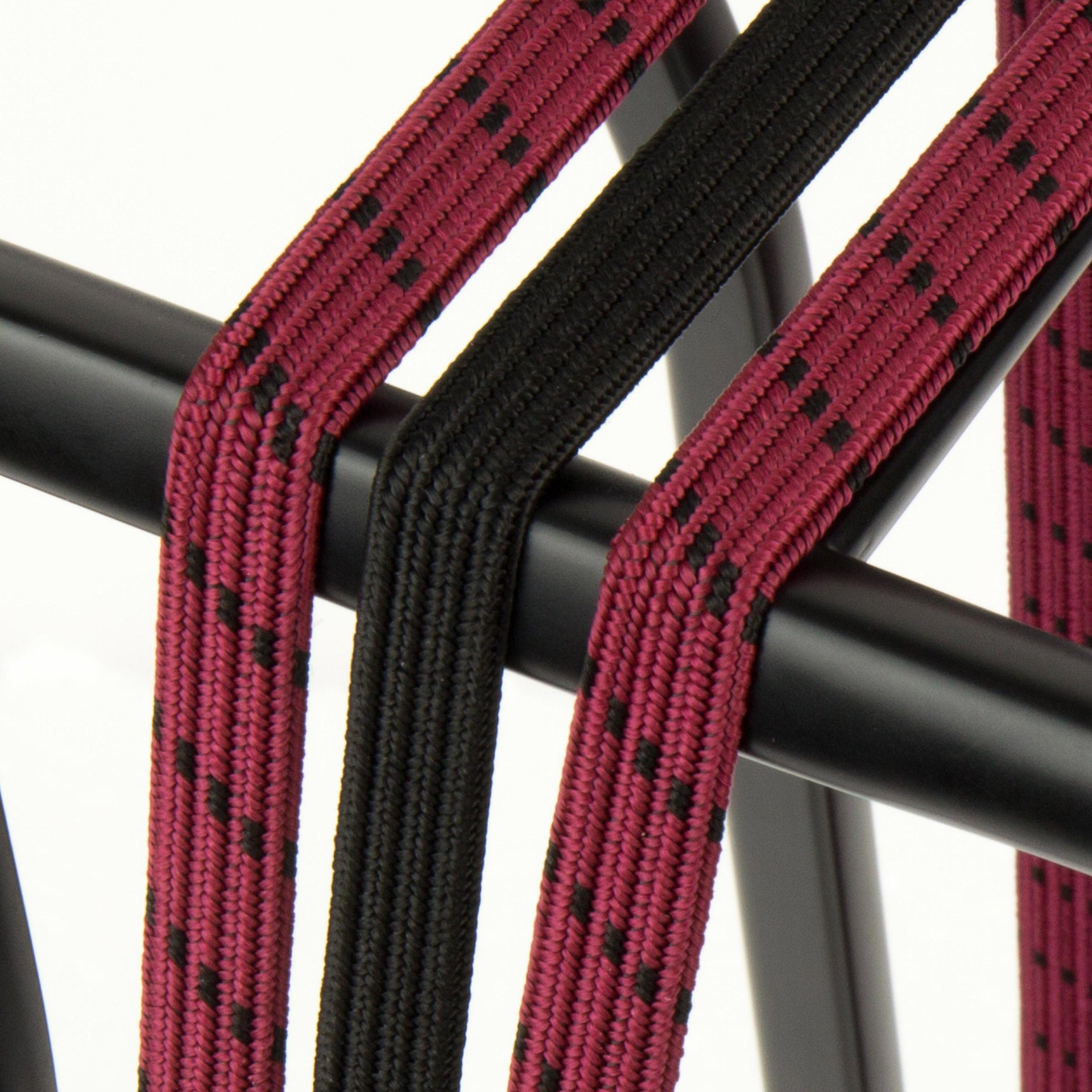 Qibbel widek triobinder oog met haak 3x12mm zwart bordeaux