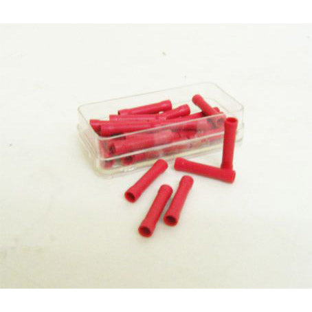 manchon de raccordement pour cosse de câble, rouge. par 25 pièces