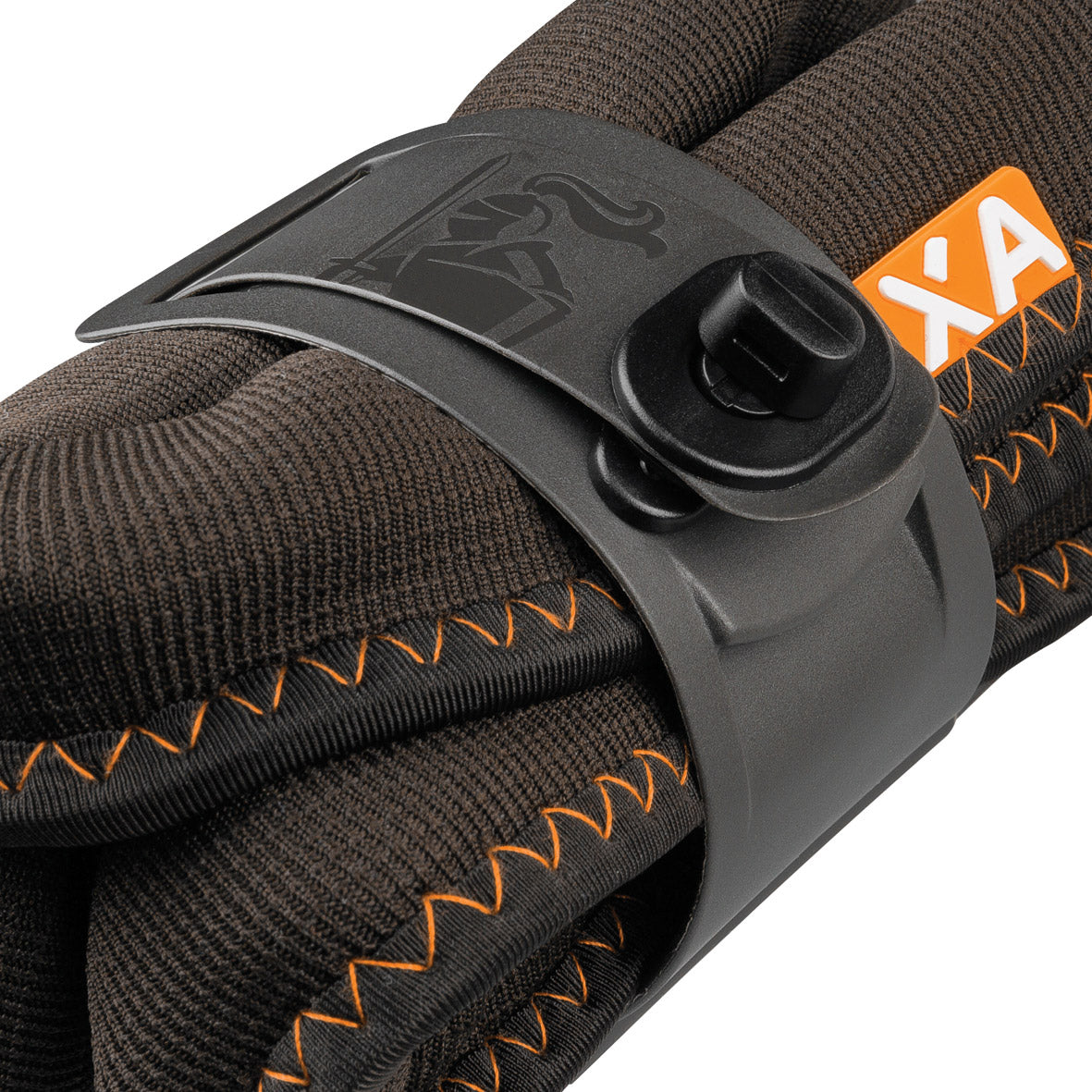 Axa houder voor opvouwbaar 1000 slot zwart