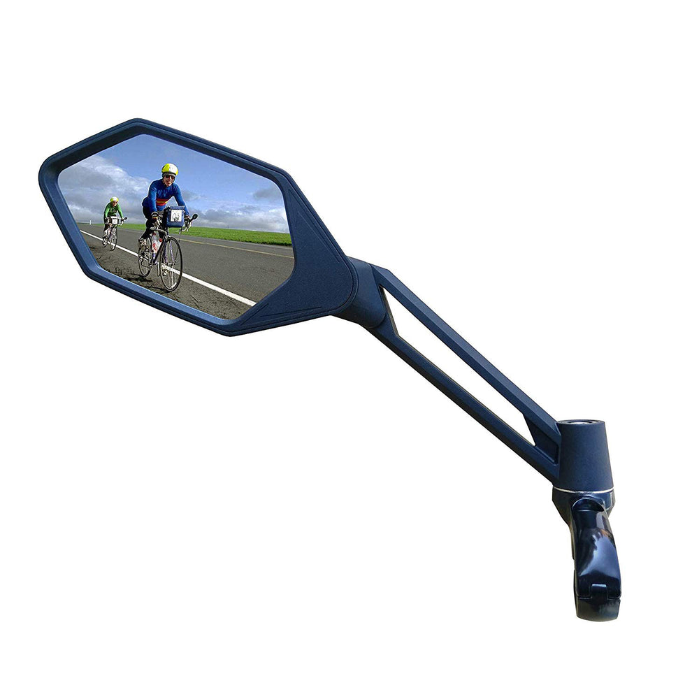fietsspiegel E-bike schakels 12 cm zwart
