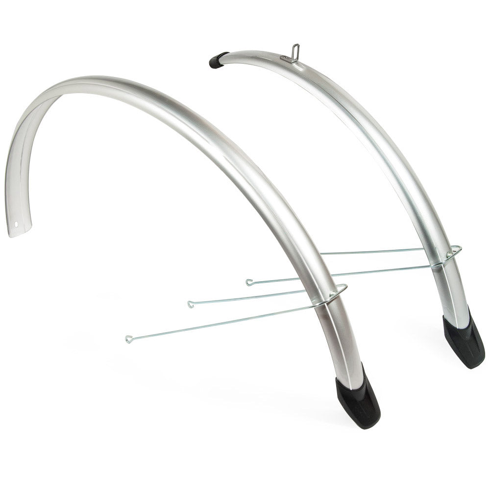 fender set 24 inch 58 mm plastic silver