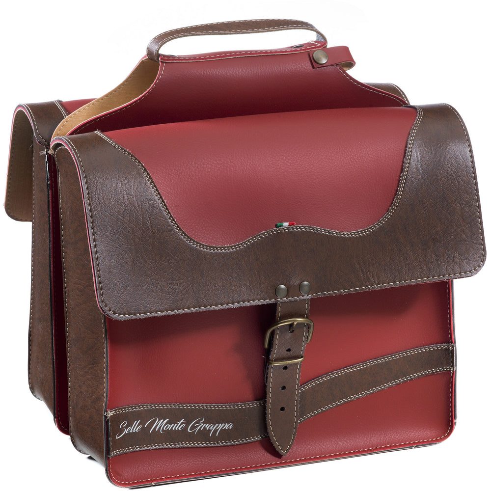 Monte Grappa double sac Onda rouge-marron