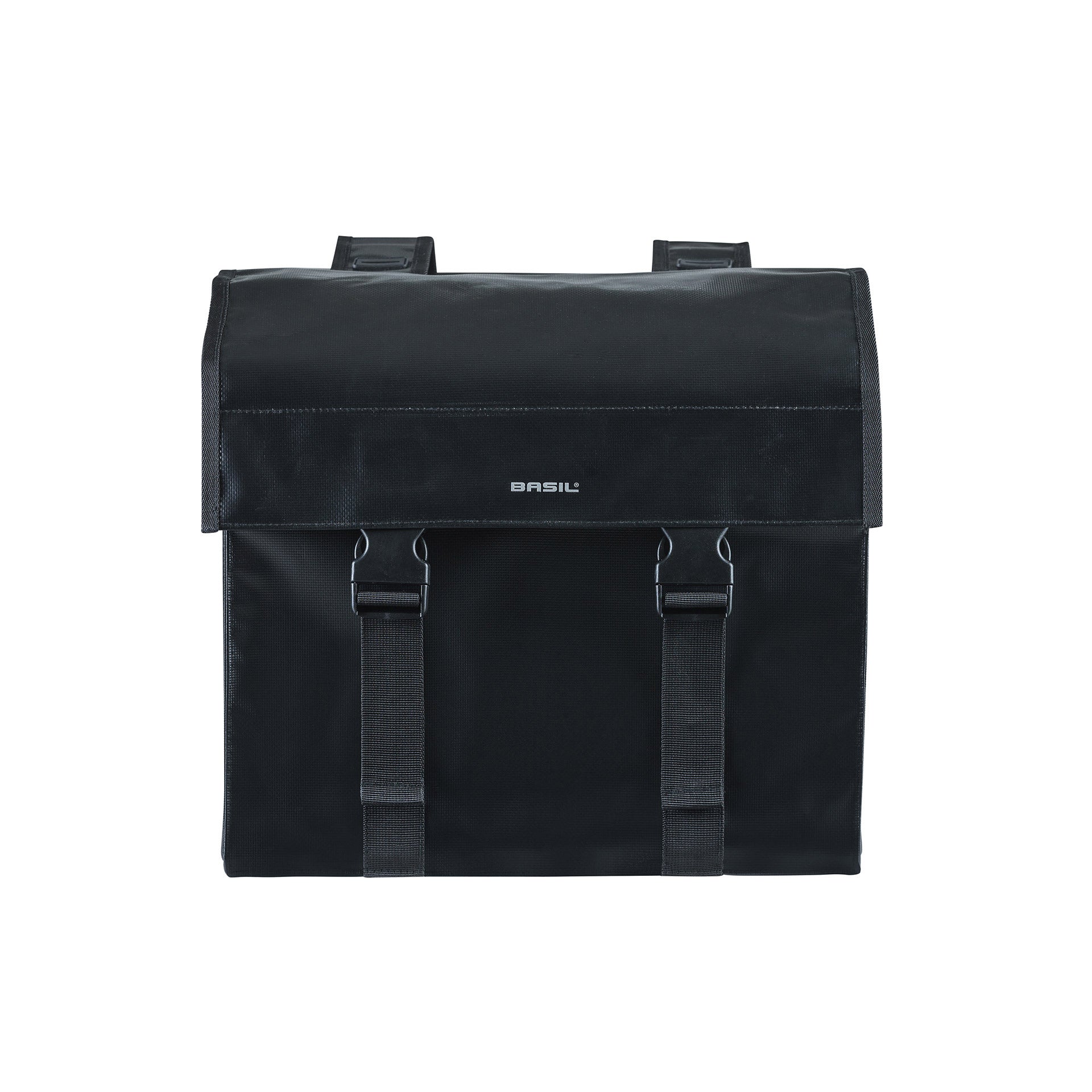 Basil Urban Load Dubbele Fietstas - Zwart