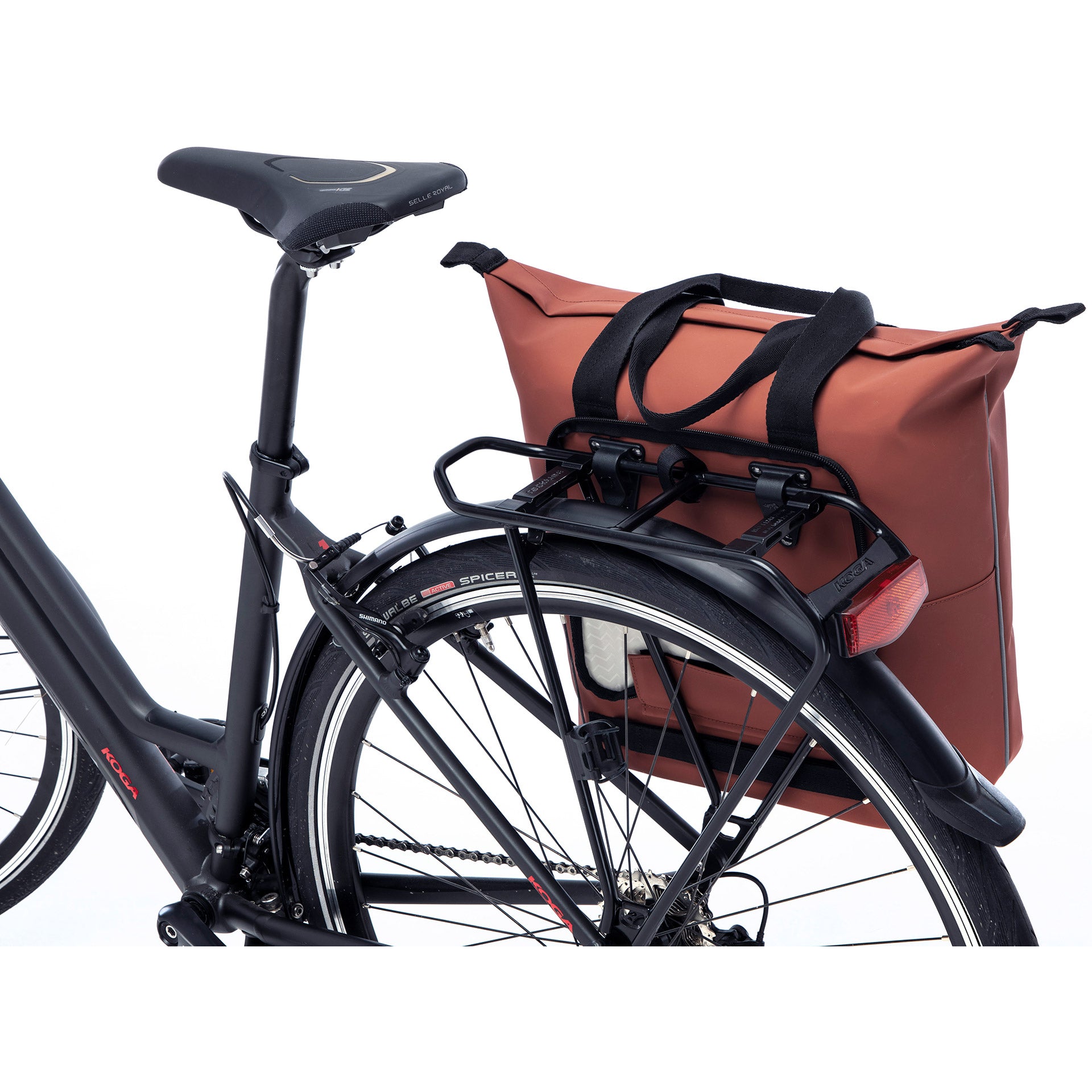 New Looxs Fietsshopper Kota Odense - Unisex - Roestbruin - 24L
