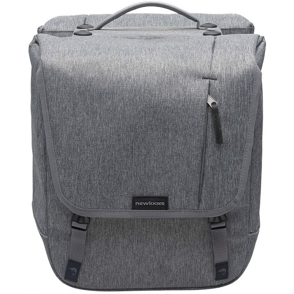 Nova Double - Double pannier, grey, water-repellent